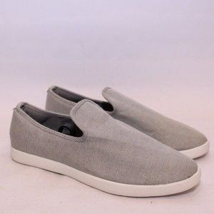 Baubax Loungy Loafers Grey Slip On Sneakers Bamboo Merino Wool Coconut Size 11